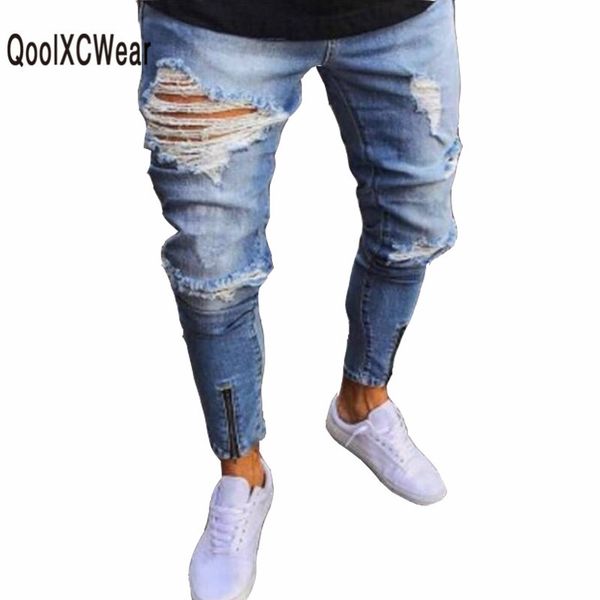 jeans zippe men hip hop men jeans pant designer brand clothing street slim dropshipping, Blue
jeans zippe men hip hop men jeans pant designer brand clothing street slim dropshipping, Blue