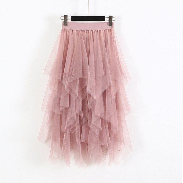 women irregular tulle skirts fashion elastic high waist mesh tutu skirt pleated long skirts midi skirt, Black
women irregular tulle skirts fashion elastic high waist mesh tutu skirt pleated long skirts midi skirt, Black