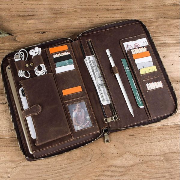elisona vintage натуральная кожа padfolio портфель случае держатель с молнией для ipad pro 10,5 11 a1701 a1709 a1980 a2013 a1934 yxltyw
elisona vintage натуральная кожа padfolio портфель случае держатель с молнией для ipad pro 10,5 11 a1701 a1709 a1980 a2013 a1934 yxltyw