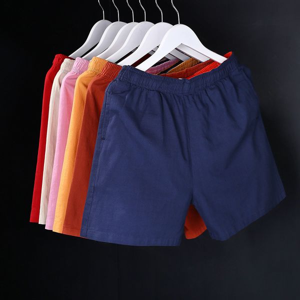 summer solid color casual fashion youth korean slim fit men's elastic linen three-point shorts, White;black
summer solid color casual fashion youth korean slim fit men's elastic linen three-point shorts, White;black