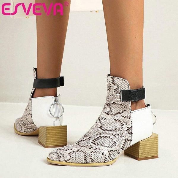 esveva 2021 round toe square med heel pu leather ankle boots women boots mixed color winter shoes black size 34-43
esveva 2021 round toe square med heel pu leather ankle boots women boots mixed color winter shoes black size 34-43
