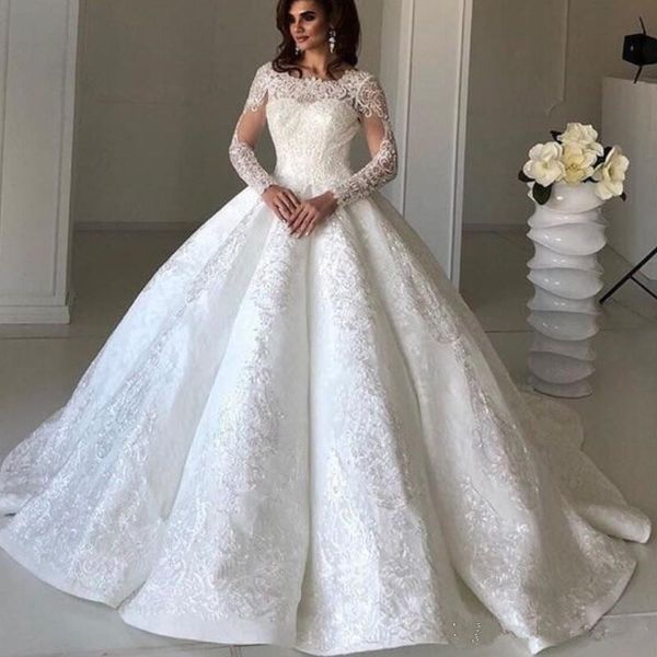 2021 african ball gown wedding dresses vintage full lace long sleeves sweep train bridal gowns jewel neck princess marriage dress vestido, White
2021 african ball gown wedding dresses vintage full lace long sleeves sweep train bridal gowns jewel neck princess marriage dress vestido, White