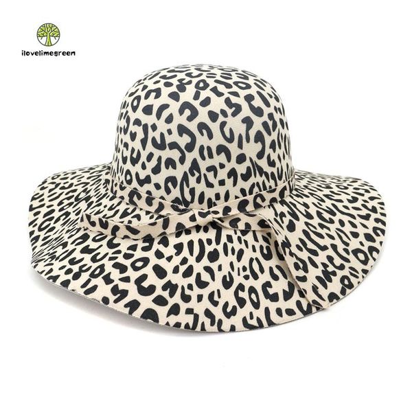 2020 leopard print dome rolled faux wool felt wide brim fedora hat women autumn winter fashion dress hats cloche bowknot cap, Blue;gray
2020 leopard print dome rolled faux wool felt wide brim fedora hat women autumn winter fashion dress hats cloche bowknot cap, Blue;gray