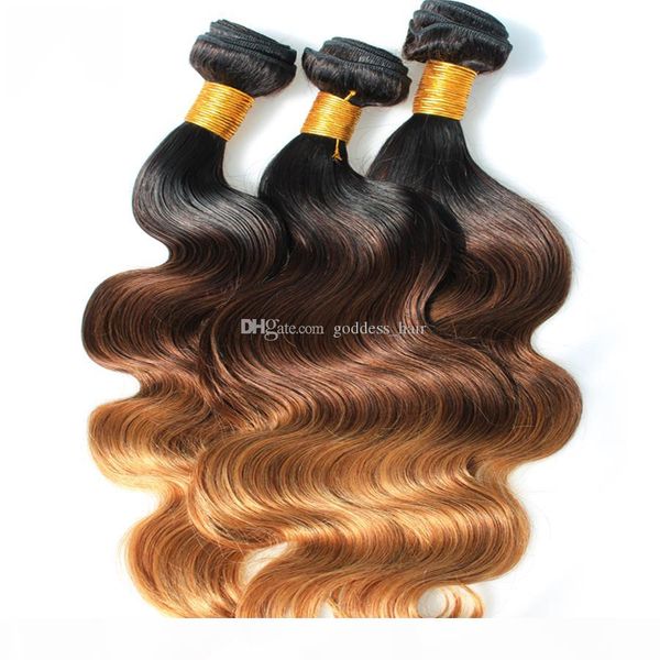 brazilian 3 tone grade 9a ombre hair extensions 1b 4 27 ombre hair weaves 3pcs lot blonde body wave virgin human hair, Black
brazilian 3 tone grade 9a ombre hair extensions 1b 4 27 ombre hair weaves 3pcs lot blonde body wave virgin human hair, Black
