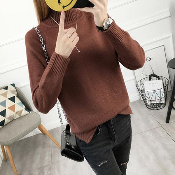 winter thick warm turtleneck knit sweater women long sleeve pullover ladies jumpers fall loose solid knitting sueter mujer bbyqyp, White;black
winter thick warm turtleneck knit sweater women long sleeve pullover ladies jumpers fall loose solid knitting sueter mujer bbyqyp, White;black