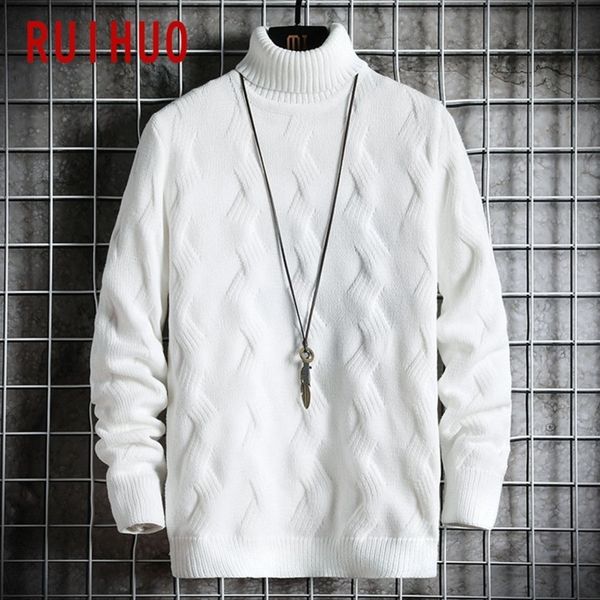ruihuo - men's turtleneck coats, knitted sweaters, korean cloth, 2021, -2xl, White;black
ruihuo - men's turtleneck coats, knitted sweaters, korean cloth, 2021, -2xl, White;black