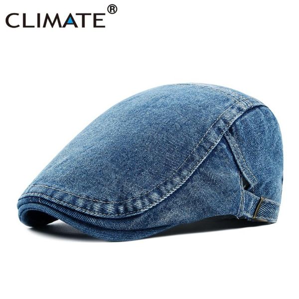 berets climate women men denim flat caps spring autumn jeans hat adjustable dark, Blue;gray
berets climate women men denim flat caps spring autumn jeans hat adjustable dark, Blue;gray