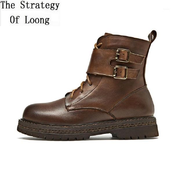 boots spring autumn retro simple women genuine leather short equestrian winter ladies buckle belt lace-up high-2002041, Black
boots spring autumn retro simple women genuine leather short equestrian winter ladies buckle belt lace-up high-2002041, Black