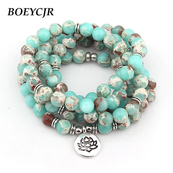 charm bracelets boeycjr 108 buddha beads 8mm stone yoga meditation bangles & handmade jewelry energy bracelet for women, Golden;silver
charm bracelets boeycjr 108 buddha beads 8mm stone yoga meditation bangles & handmade jewelry energy bracelet for women, Golden;silver