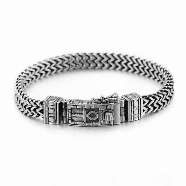 8mm egyptian ankh symbol of life charm bracelets for men women stainless steel mesh linking chain bracelet jewelry, Golden;silver
8mm egyptian ankh symbol of life charm bracelets for men women stainless steel mesh linking chain bracelet jewelry, Golden;silver