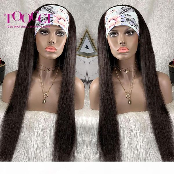 toocci hair straight headband wigs for black women brazilian remy human natural hair half wig with headband attached, Black;brown
toocci hair straight headband wigs for black women brazilian remy human natural hair half wig with headband attached, Black;brown