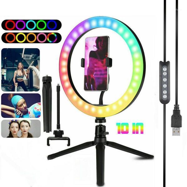 flash heads 16 colors rgb beauty fill lights led ring light with tripod lamp stand dimmable kit rim of for phone makeup 26cm usb power1
flash heads 16 colors rgb beauty fill lights led ring light with tripod lamp stand dimmable kit rim of for phone makeup 26cm usb power1