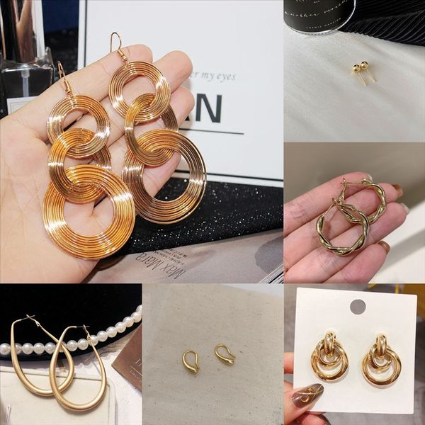 hw7w simple cool of plastic bead earring imitation fashion joker nail female temperament pearl korean ear high sense wind, Golden
hw7w simple cool of plastic bead earring imitation fashion joker nail female temperament pearl korean ear high sense wind, Golden
