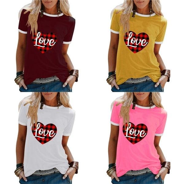 s-5xl valentine's day summer women's love letters printed t-shirt short sleeve shrit love heart casual short-sleeved plus size h11, White
s-5xl valentine's day summer women's love letters printed t-shirt short sleeve shrit love heart casual short-sleeved plus size h11, White