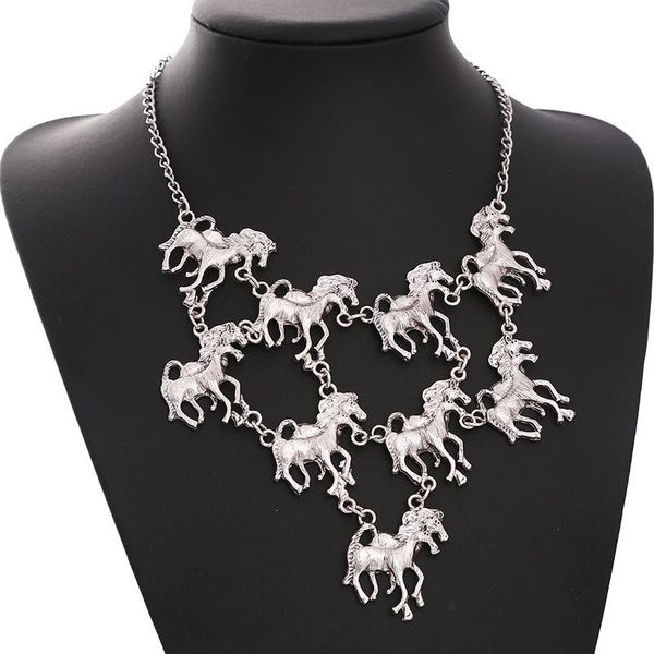 pendant necklaces liuxsp vintage animal woman metal sweater chain national retro necklace jewelry, Silver
pendant necklaces liuxsp vintage animal woman metal sweater chain national retro necklace jewelry, Silver