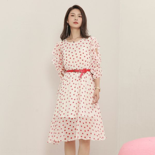 2020 summer new boutique women's dressaline dressclothing korean style fashionable polka dot lady dress high waist round neck aline dre, Black;gray
2020 summer new boutique women's dressaline dressclothing korean style fashionable polka dot lady dress high waist round neck aline dre, Black;gray