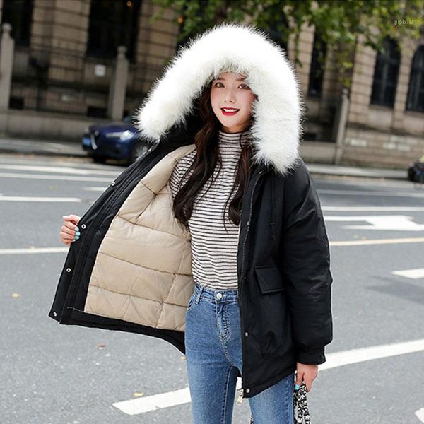 2021 winter new korean down cotton jacket hooded women parka slim thick short padded coat plus size women warm outerwear dh721, Black
2021 winter new korean down cotton jacket hooded women parka slim thick short padded coat plus size women warm outerwear dh721, Black