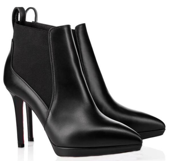 ladies designer stiletto ankle boots platform high heels crochinetta red bottom women party dress pointed toe winter fashion booties, Black
ladies designer stiletto ankle boots platform high heels crochinetta red bottom women party dress pointed toe winter fashion booties, Black