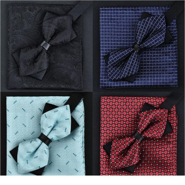 11 colors fashions men's bowtie and pocket squares man bow tie handkerchief set wedding vintage jllaol, Black;gray
11 colors fashions men's bowtie and pocket squares man bow tie handkerchief set wedding vintage jllaol, Black;gray