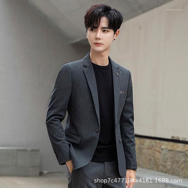 men's suits & blazers casual suit men's coat korean slim young handsome trend 2021 autumn bb50xz1, White;black
men's suits & blazers casual suit men's coat korean slim young handsome trend 2021 autumn bb50xz1, White;black