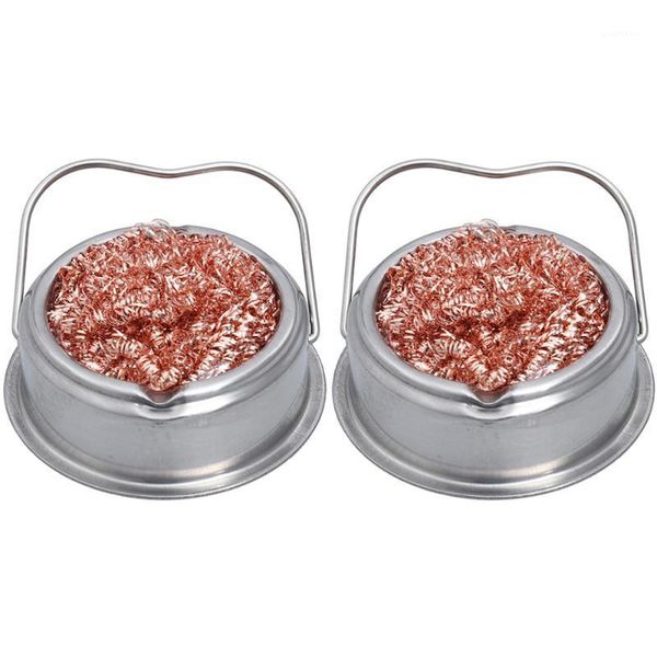 2pcs solder iron tip cleaner welding soldering copper wire cleaning ball with base1
2pcs solder iron tip cleaner welding soldering copper wire cleaning ball with base1