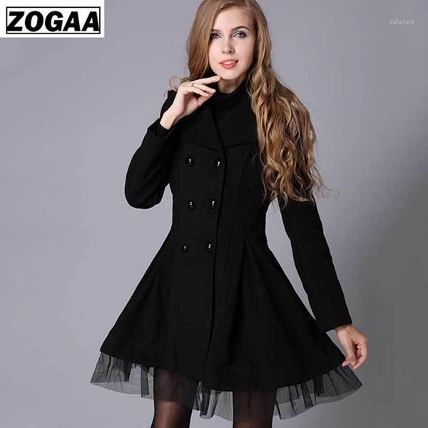 zogaa women windbreaker long woolen dress coat double breasted solid lace blends coat outwear jacket for woman1, Black
zogaa women windbreaker long woolen dress coat double breasted solid lace blends coat outwear jacket for woman1, Black
