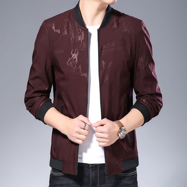 korean fashion cool 2020 new spring and autumn jacket men's, Black;brown