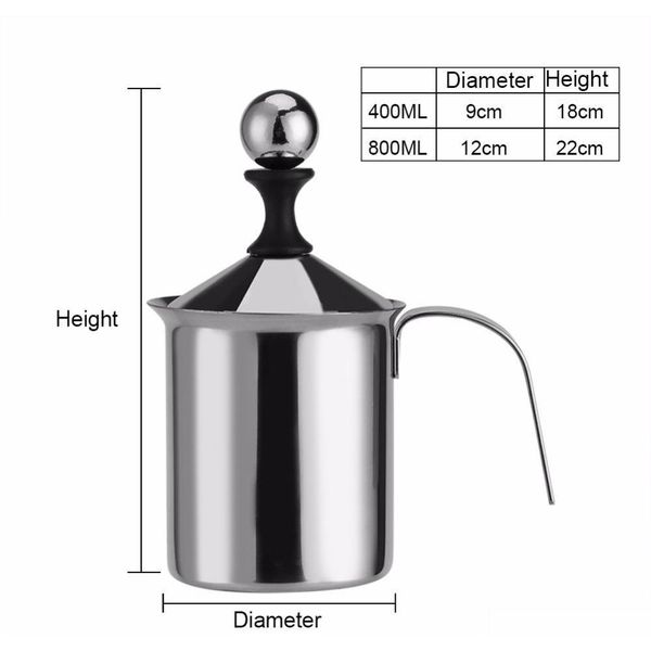 800 /400ml stainless steel milk frother pump coffee mixer milk foamer cappuccino latte double mesh delicate foam jlllmx bdedome
800 /400ml stainless steel milk frother pump coffee mixer milk foamer cappuccino latte double mesh delicate foam jlllmx bdedome