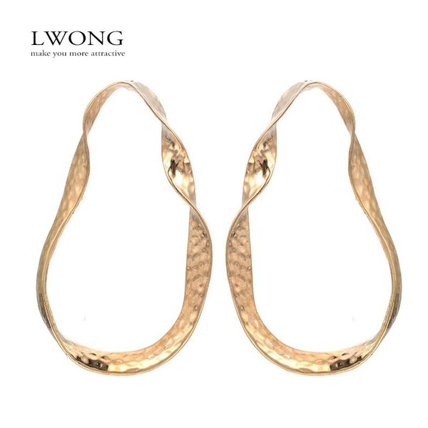 lwong 2020 trendy gold color twisted large hoop earrings for women bijoux oversized big hoop earrings statement, Golden;silver
lwong 2020 trendy gold color twisted large hoop earrings for women bijoux oversized big hoop earrings statement, Golden;silver
