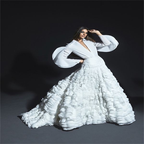 fashion stylish luxury evening dresses tiered ruched satin arab dubai party dresses long sleeves prom dresses robe de soirée, Black
fashion stylish luxury evening dresses tiered ruched satin arab dubai party dresses long sleeves prom dresses robe de soirée, Black