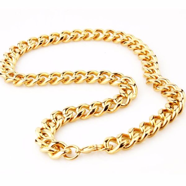 tisnium 13/15mm gold/silver color mens necklace stainless steel miami link double curb cuban chain punk hip-hop boys jewelry
tisnium 13/15mm gold/silver color mens necklace stainless steel miami link double curb cuban chain punk hip-hop boys jewelry