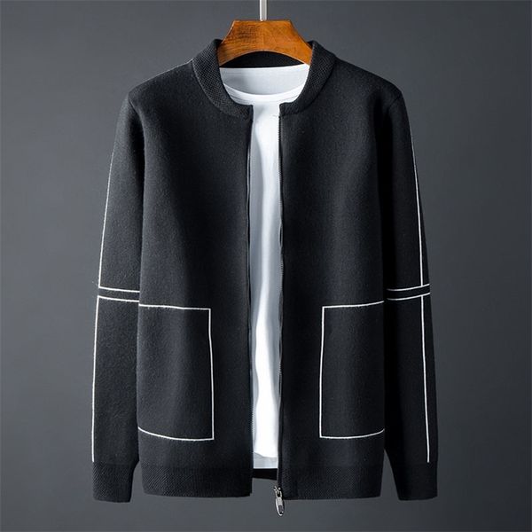 minglu stand collar mens sweaters luxury baseball collar zipper sweater male autumn and winter slim sweaters man plus size 4xl 201105, White;black
minglu stand collar mens sweaters luxury baseball collar zipper sweater male autumn and winter slim sweaters man plus size 4xl 201105, White;black