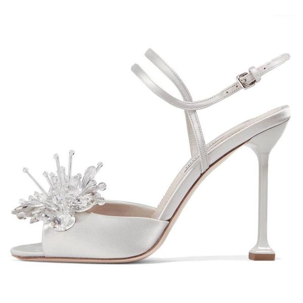 charm2021 high heeled fish mouth thin heel sandals, crystal glass flower shoes, zhou dongyu same shoes1, Black
charm2021 high heeled fish mouth thin heel sandals, crystal glass flower shoes, zhou dongyu same shoes1, Black