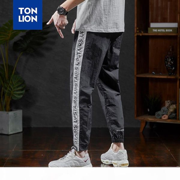 tonlion elastic waist pants for men stripe splicing full length pants mens fashions men sport lightweight spring summer 2020 new, Black
tonlion elastic waist pants for men stripe splicing full length pants mens fashions men sport lightweight spring summer 2020 new, Black
