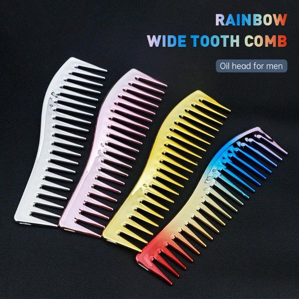 professional rainbow wide tooth comb men oil head comb multipul hairdressing salon barber tools for hairdresser, Silver
professional rainbow wide tooth comb men oil head comb multipul hairdressing salon barber tools for hairdresser, Silver