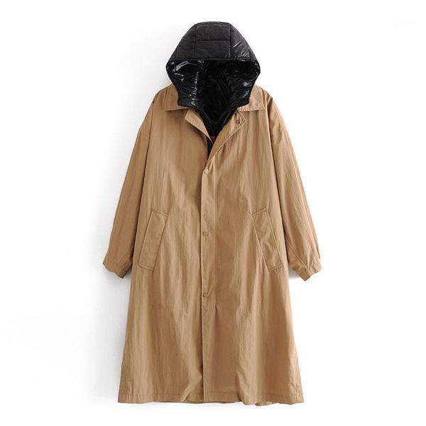 women's jackets wf - 64125, 2021 autumn europe and the united states women's two-piece cotton-padded clothes trench coat1, Black;brown
women's jackets wf - 64125, 2021 autumn europe and the united states women's two-piece cotton-padded clothes trench coat1, Black;brown