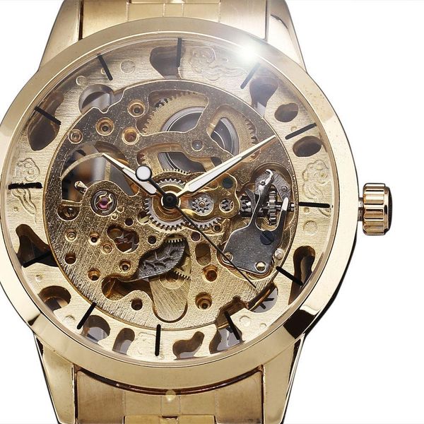 winner men's watch brand luxury automatic skeleton gold factory company stainless steel bracelet wristwatch military watches, Slivery;brown
winner men's watch brand luxury automatic skeleton gold factory company stainless steel bracelet wristwatch military watches, Slivery;brown