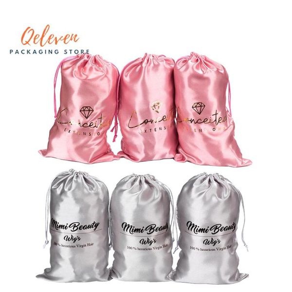 customized printing virgin hair extensions packaging satin silk bags, gift hair bundles packing bag
customized printing virgin hair extensions packaging satin silk bags, gift hair bundles packing bag