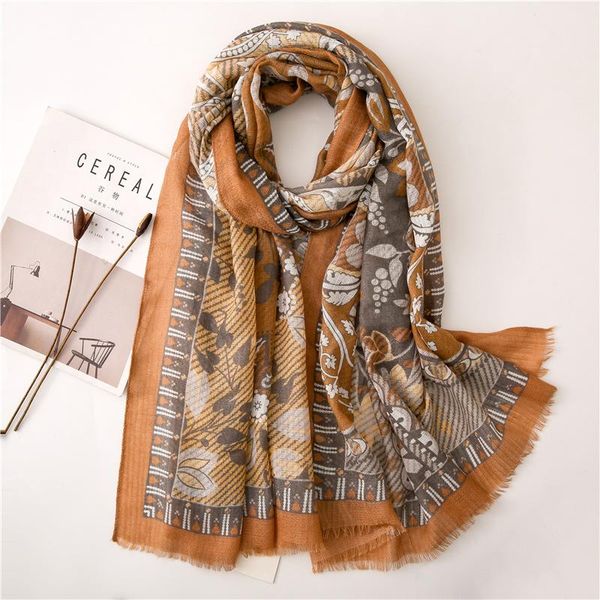 scarves 2021 spring and autumn national style elegant cotton scarf women's fashion camel print long beach sunscreen fringe shawl, Blue;gray
scarves 2021 spring and autumn national style elegant cotton scarf women's fashion camel print long beach sunscreen fringe shawl, Blue;gray