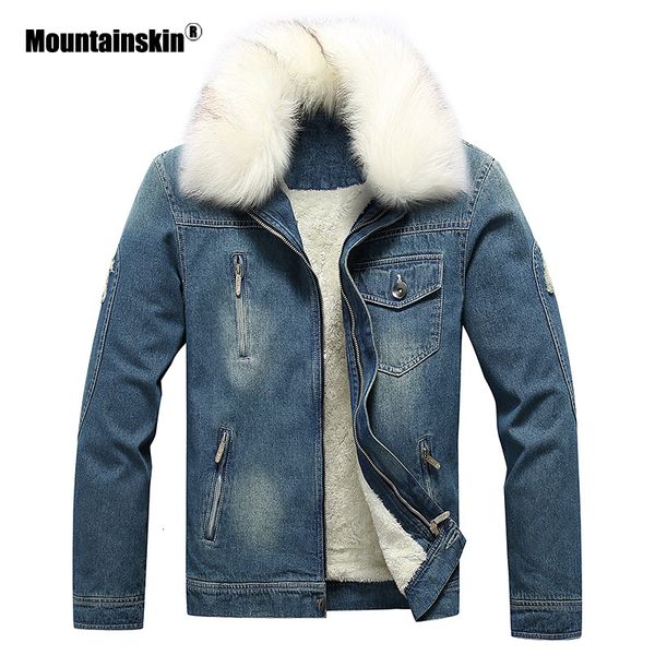 mountainskin winter men's thick denim new fashion mens fur collar jacket windproof cowboy coat male brand clothing sa852
mountainskin winter men's thick denim new fashion mens fur collar jacket windproof cowboy coat male brand clothing sa852