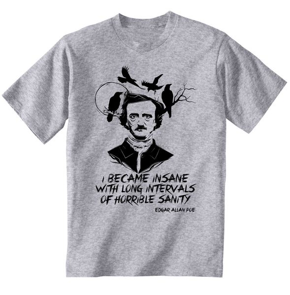 edgar allan poe insane quote new cotton grey grey tshirt brand new t shirts fashionable brand 124% print sport hooded sweatshirt hoodie
edgar allan poe insane quote new cotton grey grey tshirt brand new t shirts fashionable brand 124% print sport hooded sweatshirt hoodie