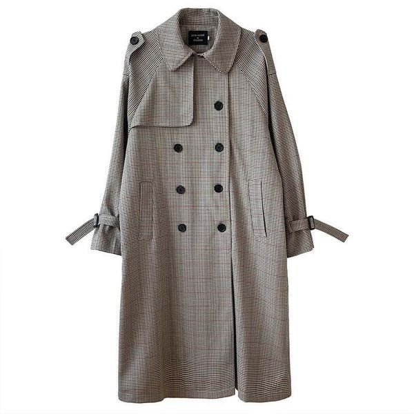 houndstooth mid length windbreaker jacket female over the knee autumn and winter european and american double breasted coat c128, Tan;black
houndstooth mid length windbreaker jacket female over the knee autumn and winter european and american double breasted coat c128, Tan;black