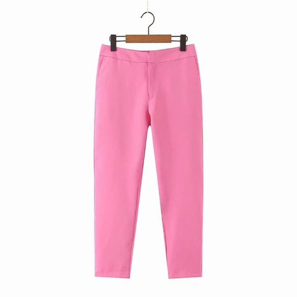 2020 autumn winter women cotton pants full length trousers solid color straight pant streetwear, White
2020 autumn winter women cotton pants full length trousers solid color straight pant streetwear, White