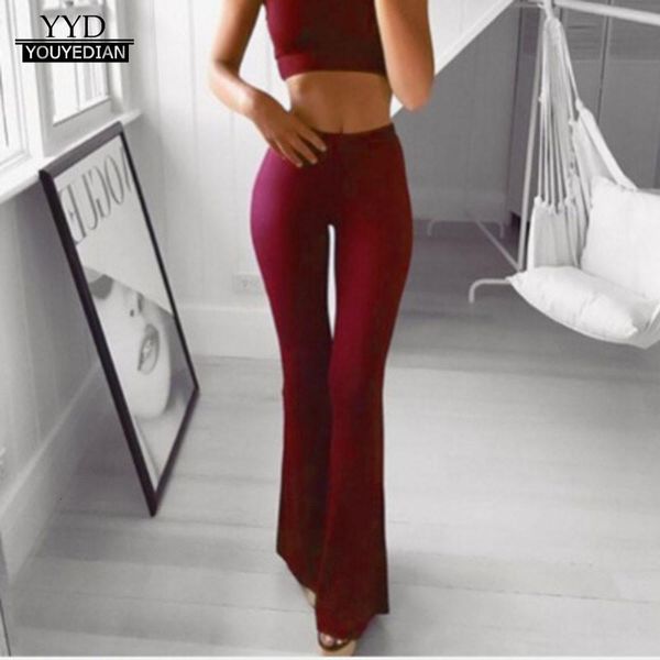 pants women fashion trousers solid elasticity leggings bell-bottoms pants high waisted cargo pants women pantalon femme 220#, Black;white
pants women fashion trousers solid elasticity leggings bell-bottoms pants high waisted cargo pants women pantalon femme 220#, Black;white