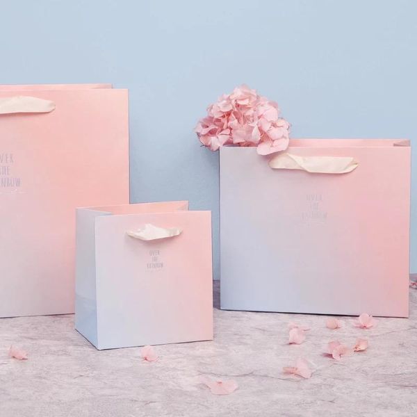 gift wrap 10pcs small bags with handles gradient bag birthday weddings christmas graduation baby shower party favors
gift wrap 10pcs small bags with handles gradient bag birthday weddings christmas graduation baby shower party favors