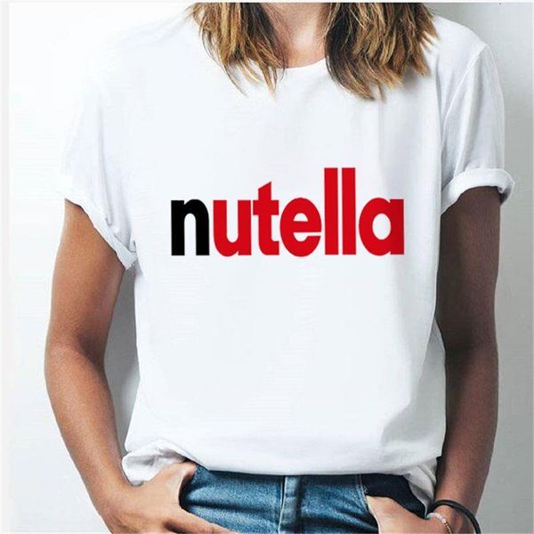 женская футболка nutella print kawaii harajuku ulzzang повседневная футболка графика смешной футболкой o-шеи корейский версия топ женщины, White
женская футболка nutella print kawaii harajuku ulzzang повседневная футболка графика смешной футболкой o-шеи корейский версия топ женщины, White