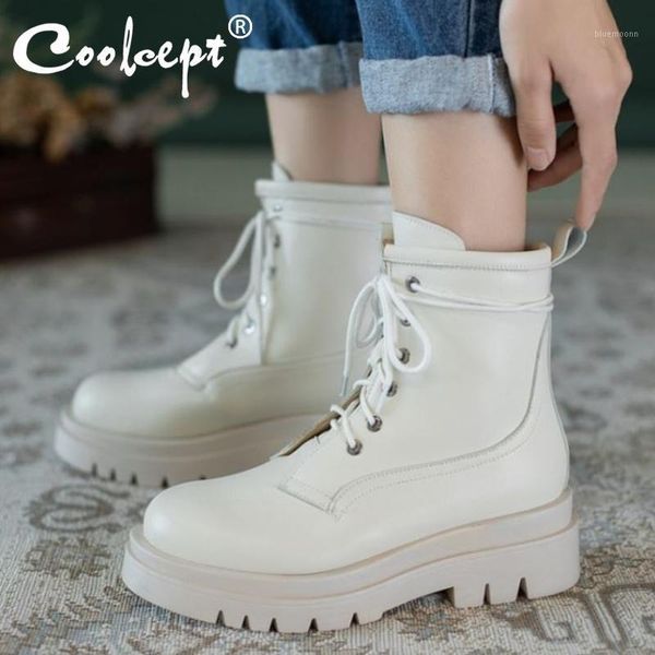 coolcept women ankle boots pu leather cross strap fashion platform winter shoes woman warm thick heel short boot size 34-421, Black
coolcept women ankle boots pu leather cross strap fashion platform winter shoes woman warm thick heel short boot size 34-421, Black
