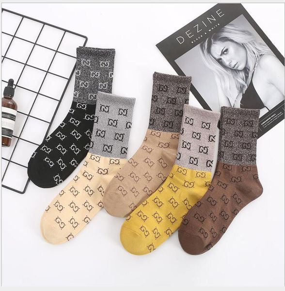 socks women's high socks autumn and winter new style ladies cotton gold silk high socks explosive letters wholesale, Black;white
socks women's high socks autumn and winter new style ladies cotton gold silk high socks explosive letters wholesale, Black;white