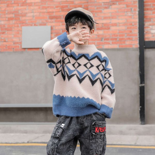 boys' new kids' autumn turtleneck winter 2020 mink cashmere thickened iqt7, Blue
boys' new kids' autumn turtleneck winter 2020 mink cashmere thickened iqt7, Blue