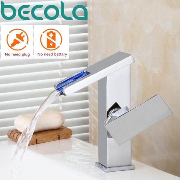 becola led faucet led bathroom basin faucet brass chrome finished waterfall taps water power basin tap mixer torneira
becola led faucet led bathroom basin faucet brass chrome finished waterfall taps water power basin tap mixer torneira